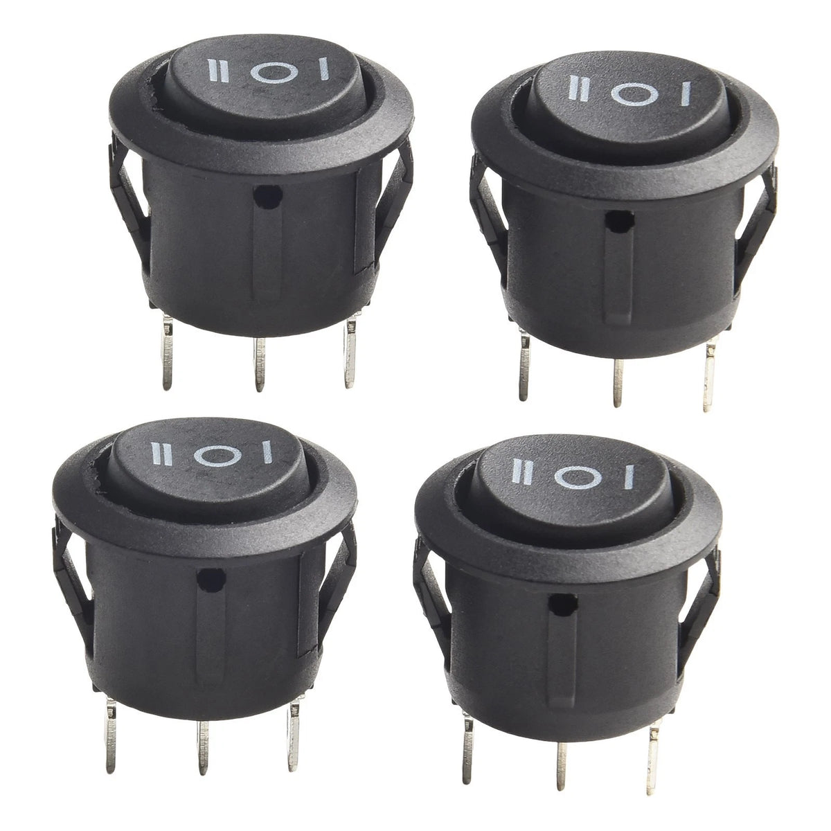 3 Position Rocker Switch for Panel Mount (6A 250VAC/10A 125VAC)