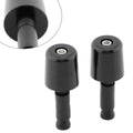 Handlebar Grips for Universal Motorcycle (1.5 in/38.1mm) Black