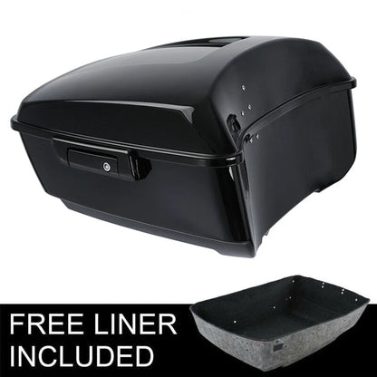 King Trunk for Harley Touring Street Road Glide (2009–2013) - Vivid Black