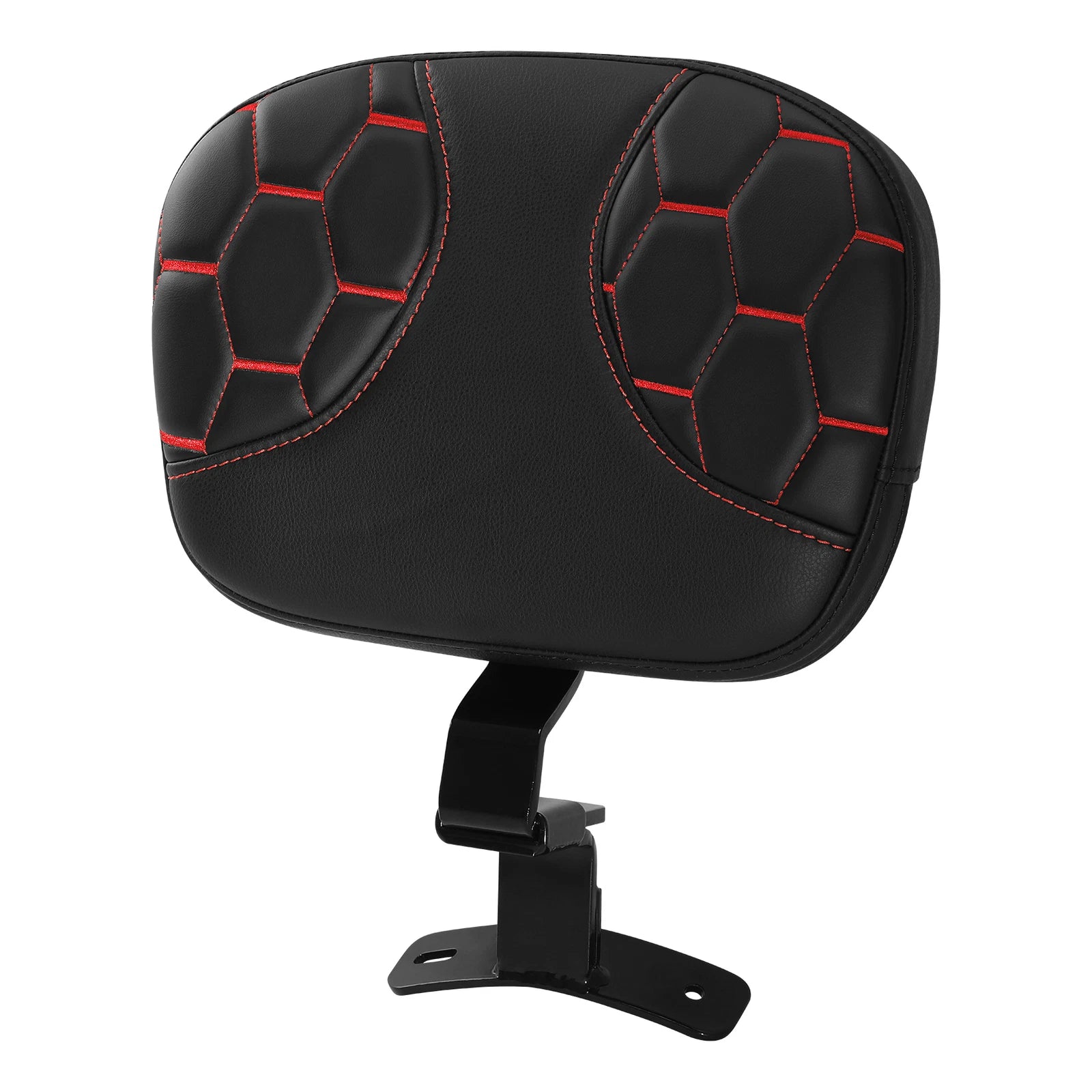 Driver Backrest Pad for Harley Electra Glide, Street Glide (2009–2023) Black/Red