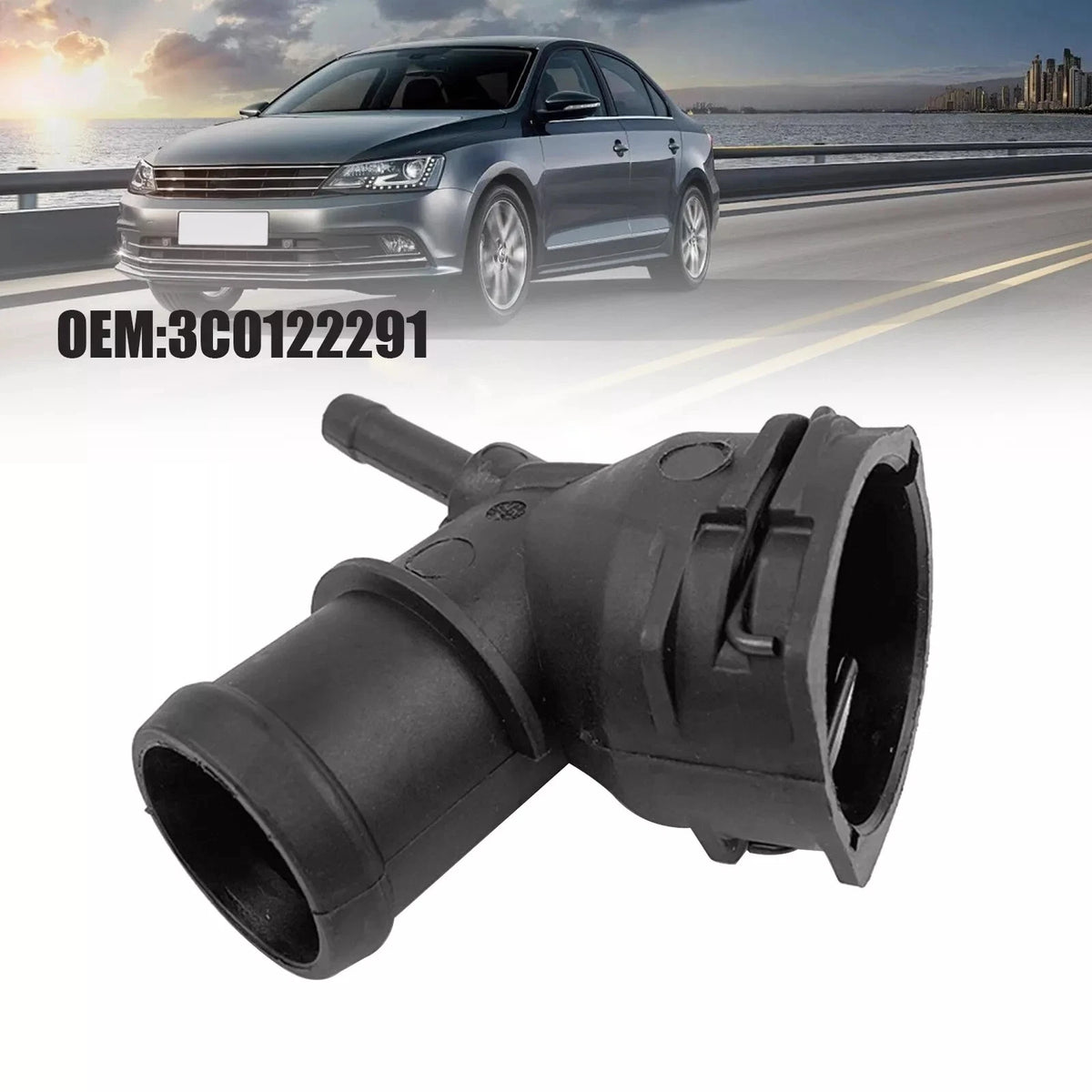 Upper Radiator Coolant Pipe Hose for Golf, Passat (2006–2010)