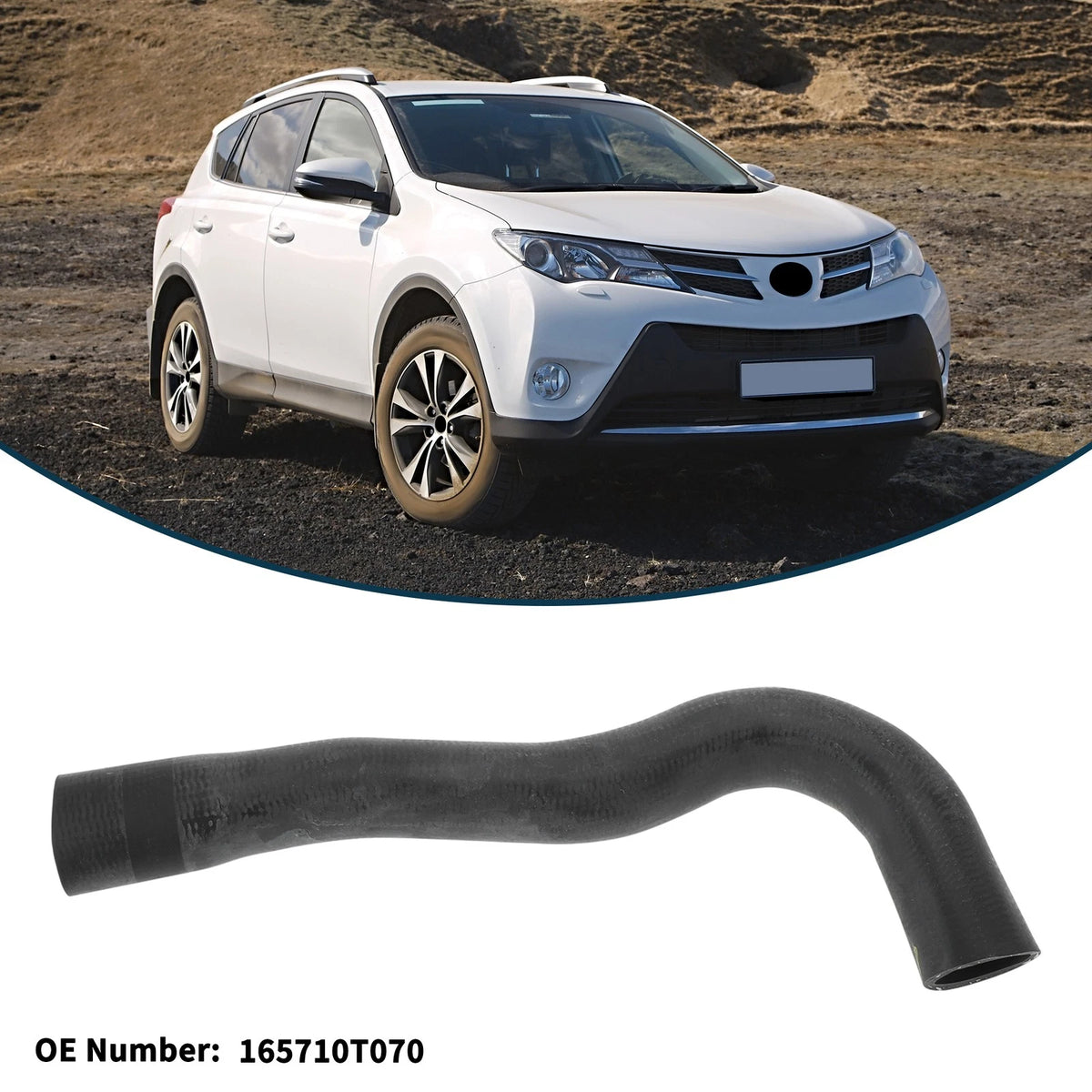 Radiator Hose Replacement for Toyota RAV4 CVT 4WD 2.0L (2013–2018)
