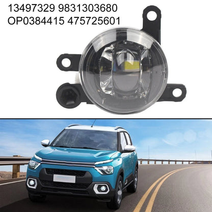 Round Front Fog Light for Opel For Mokka 2021-2024 Left Side 10x7.5x7.3CM
