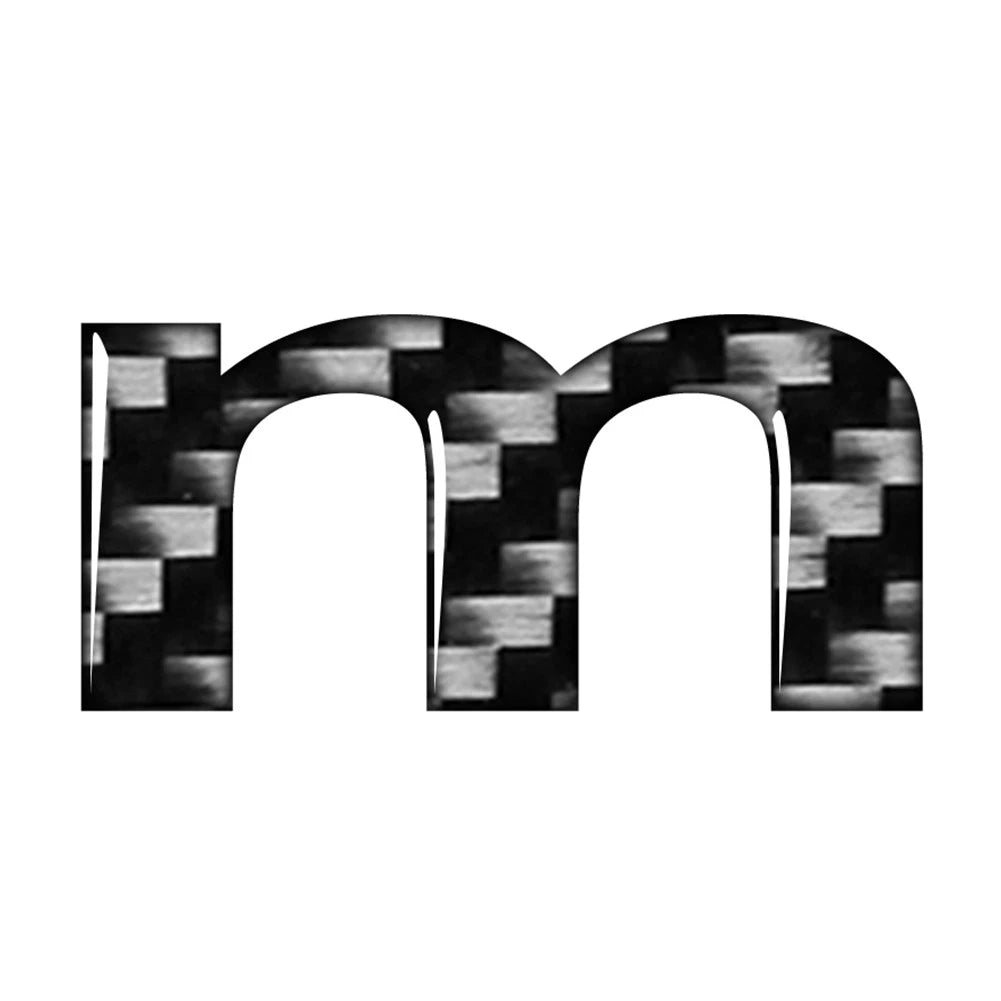 Lowercase Alphabet Letter Decals Stickers for Car Emblems (Universal)