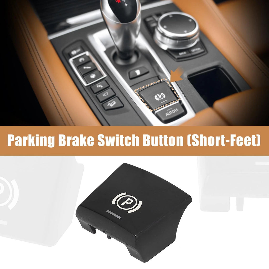 Parking Brake Switch Button Cover Short Feet for BMW 5 Series (2015–2019)