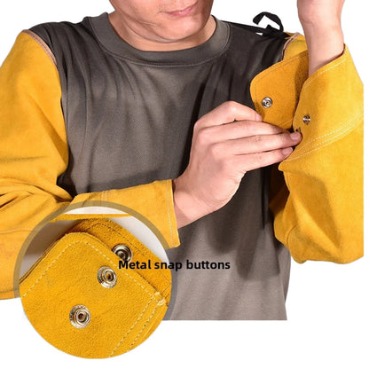 60cm Cowhide Welding Sleeve for Long-Hour Use and Flexibility