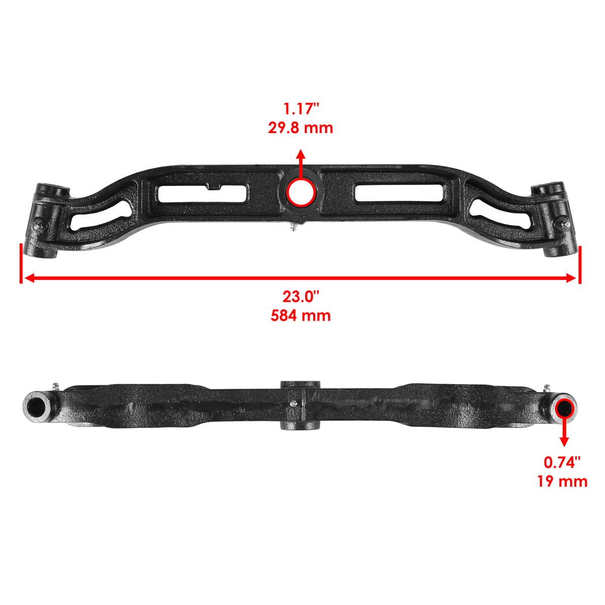 Front Axle Pivot Bar Replacement for John Deere S160 S170 (2010–2018)