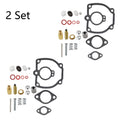 Set of 2 Carburetor Diaphragm Kit for International IH Farmall Super H M W4 O4 W6 O6
