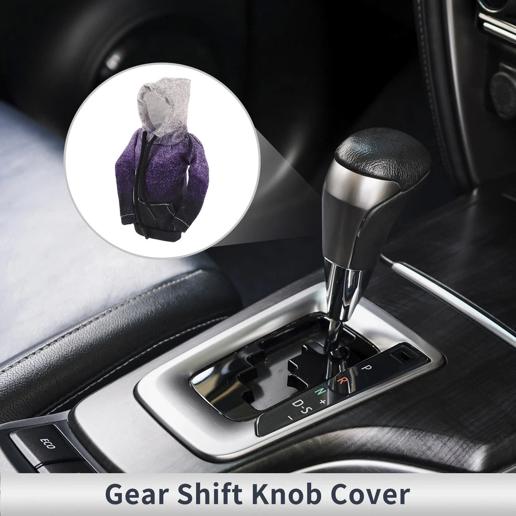 Gear Shift Knob Cover for Car (3D Printed, Purple Gradient)