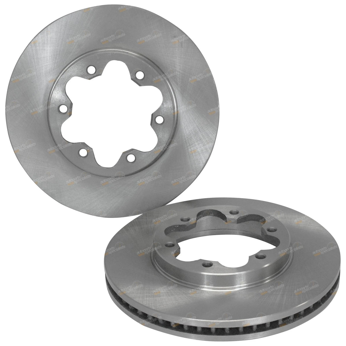 2 Front Disc Brake Rotors for Toyota Hiace Van KDH TRH 200 Series (2005–2012)