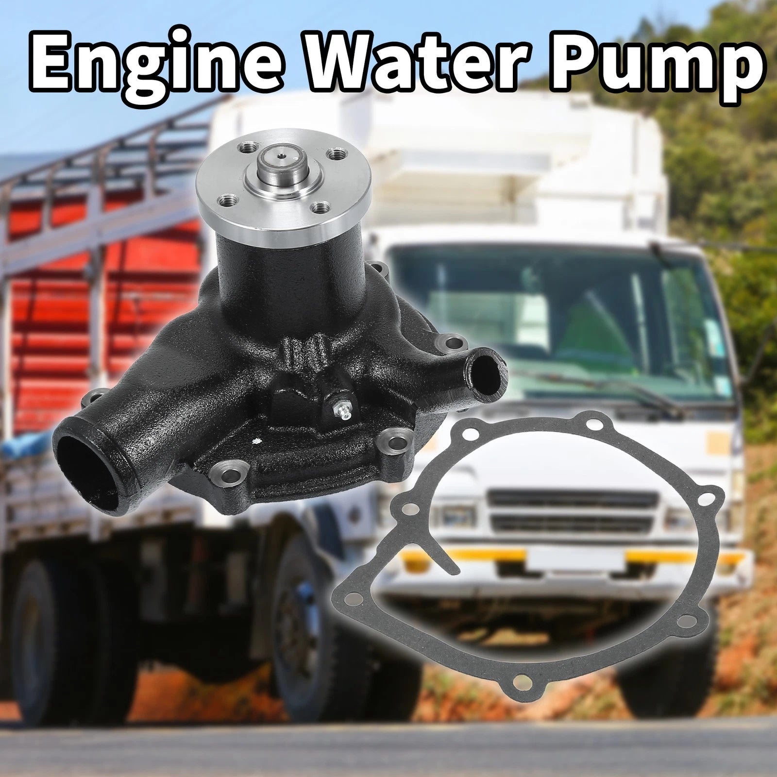Water Pump Replacement for Mitsubishi 6D14 Engine HD550 HD770 HD880 (2005–2015)