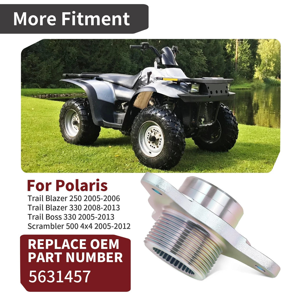 Rear Brake Disc Rotor Hub for Polaris Scrambler 500, Trail Blazer 250, 330 (1999–2007) 5631457
