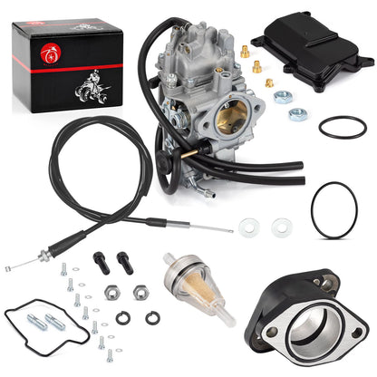 Carburetor Throttle Cable w/ Intake Manifold for Yamaha Warrior 350 (1987–2004)