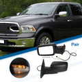 Tow Mirrors Replacement for Dodge Ram 1500 (2009–2018) with Temperature Sensor