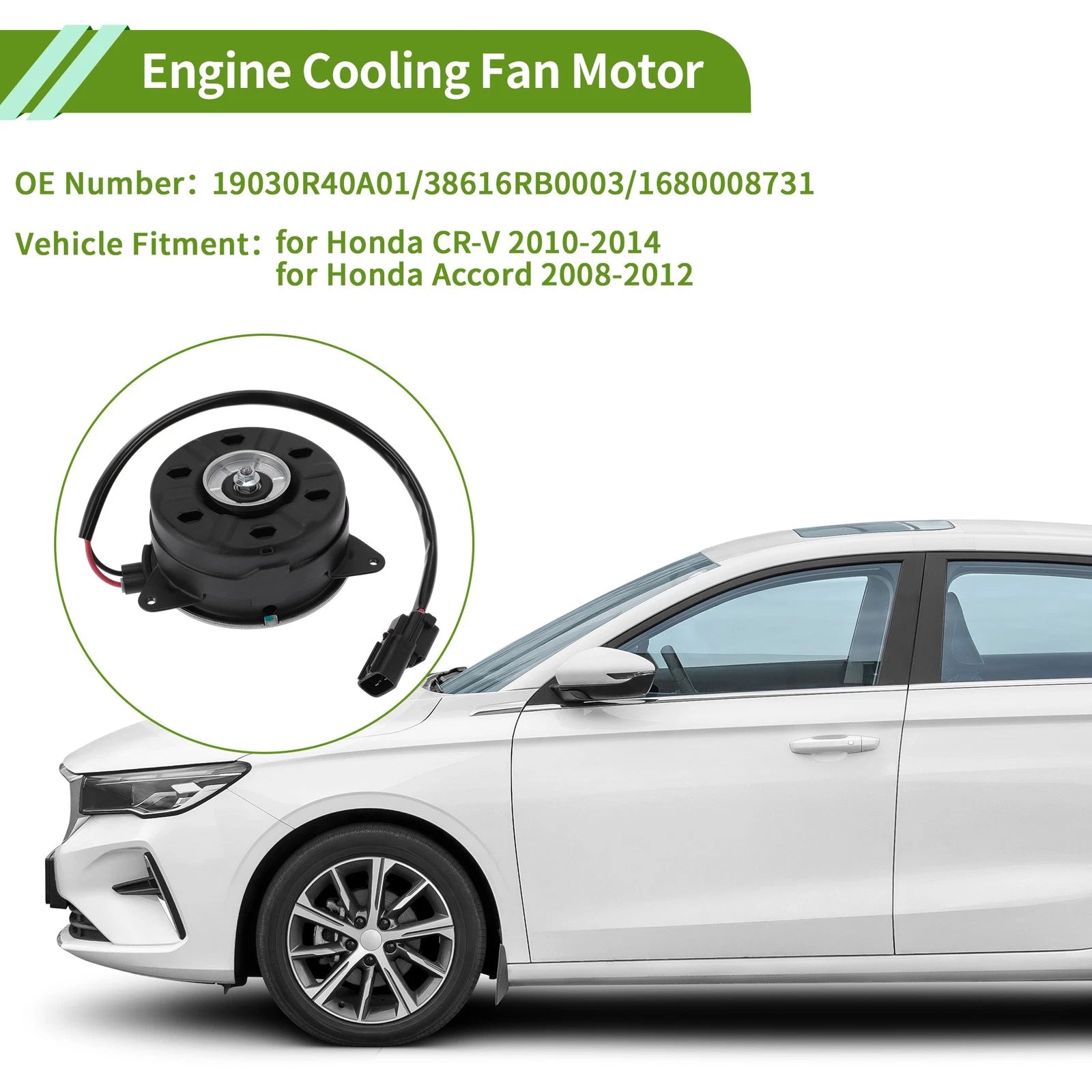 Radiator Fan Motor Replacement for Honda CR-V (2010–2014)