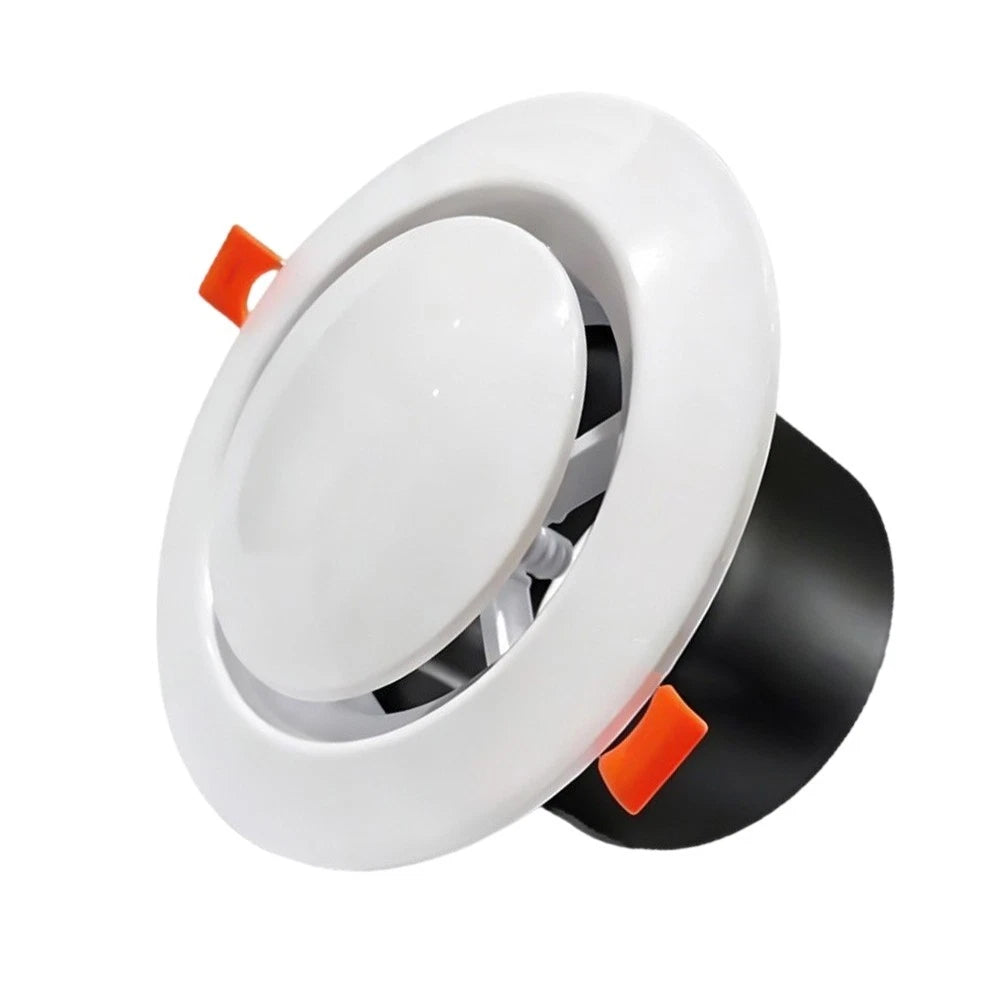 Disc Style Ceiling Air Outlet for AC Wall Exhaust Cap Ventilation Cover