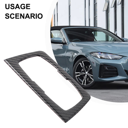 Carbon Fiber Front Headlight Switch Frame for