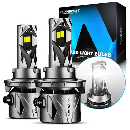 2X NOVSIGHT 9007 HB5 LED Headlight Bulbs for