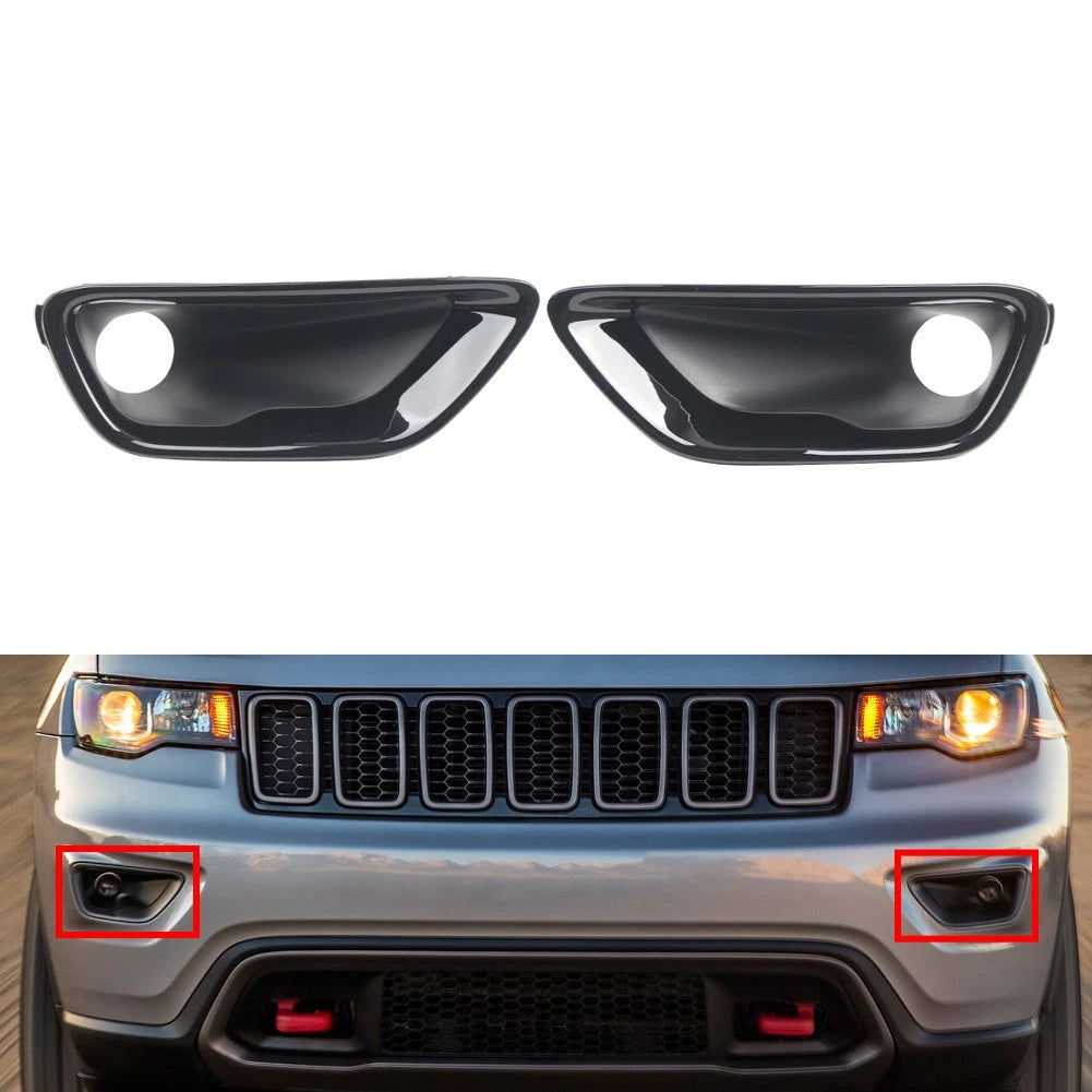 Fog Light Lamp Cover Bezel for Jeep Grand Cherokee (2017–2021)