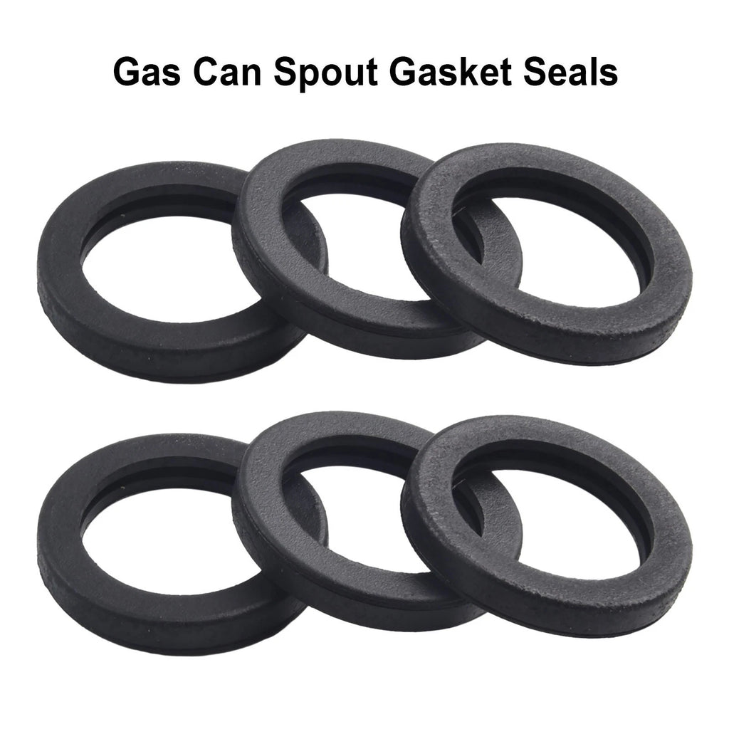 6pcs Rubber Gasket for Gas Can Spout Replacement (Universal)