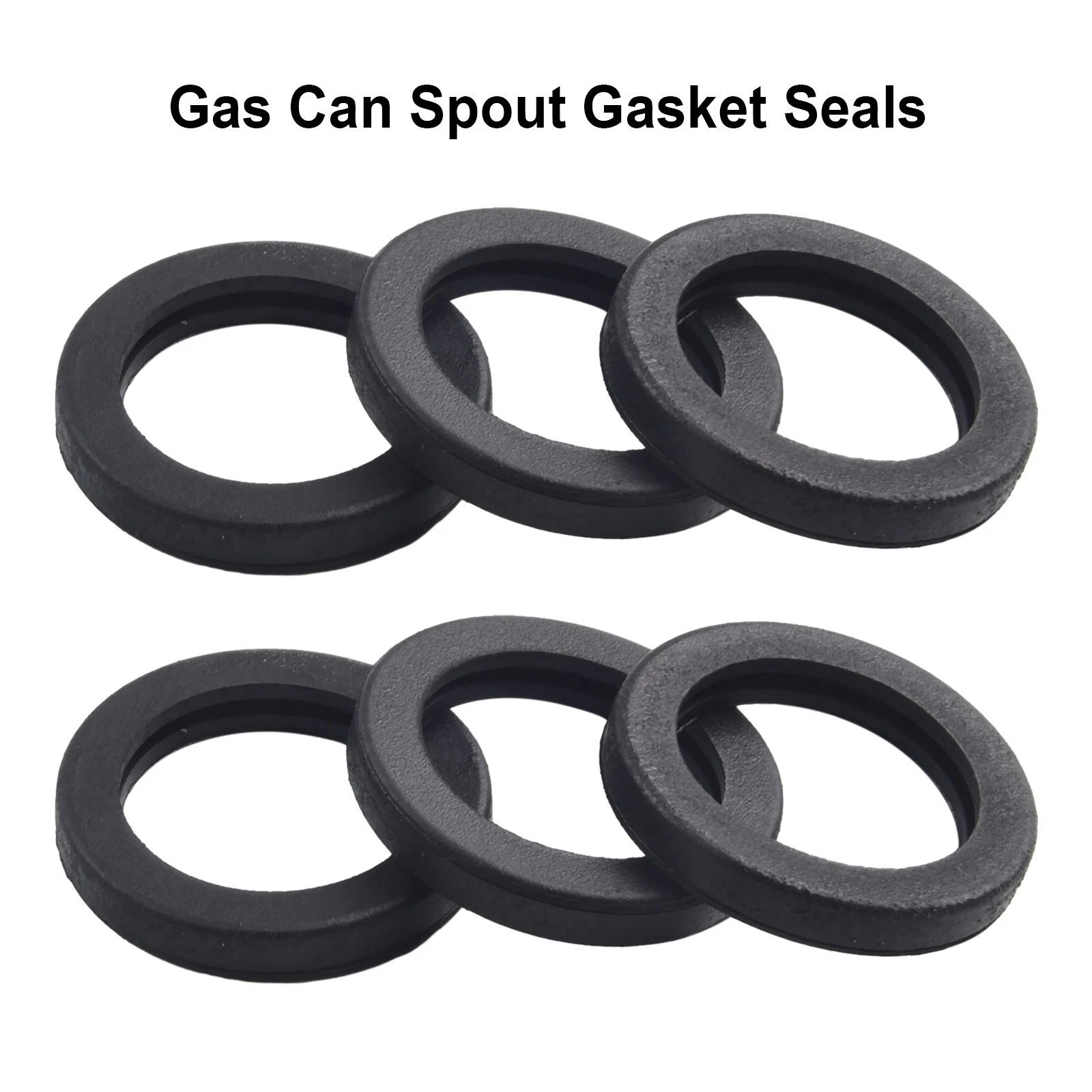 6pcs Rubber Gasket for Gas Can Spout Replacement (Universal)