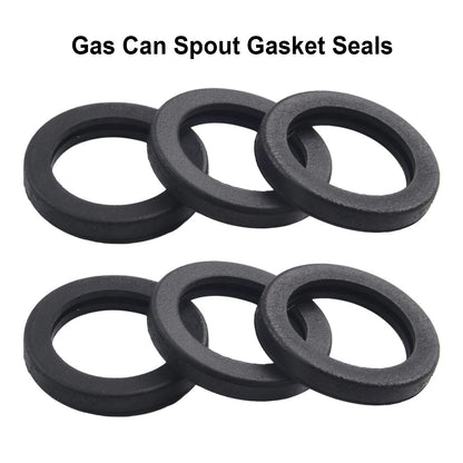 6pcs Rubber Gasket for Gas Can Spout Replacement (Universal)