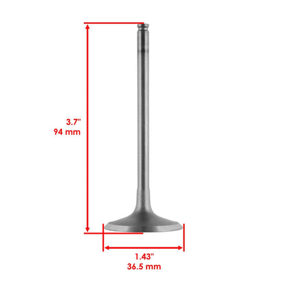 2x Intake Exhaust Valve Kit for Honda Pioneer 1000-5 Deluxe (2016–2016)