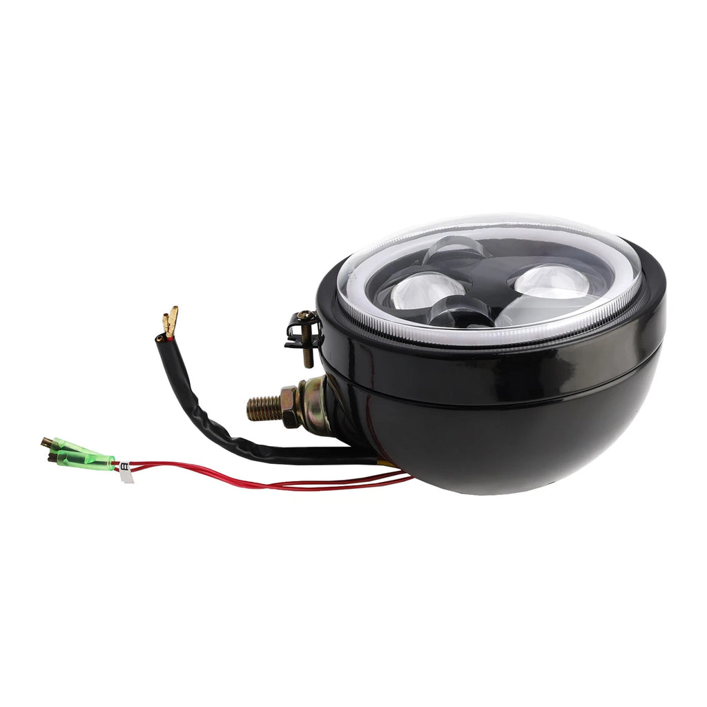 4X Beam Headlight Fog Lamp for Racer Bobber Chopper (Custom Fit)