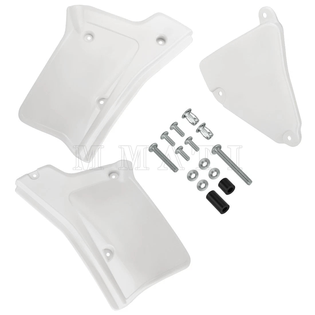 White Side Panel Covers for Honda XR250R XR200R (1984–2002)