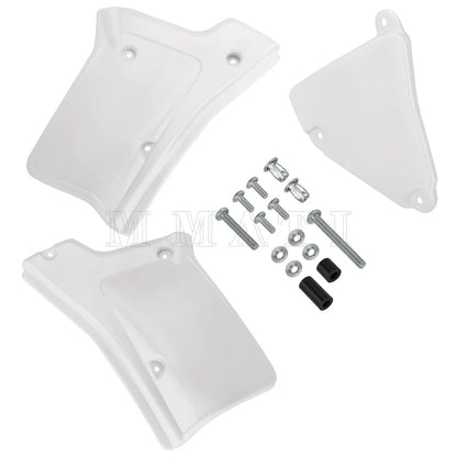 White Side Panel Covers for Honda XR250R XR200R (1984–2002)