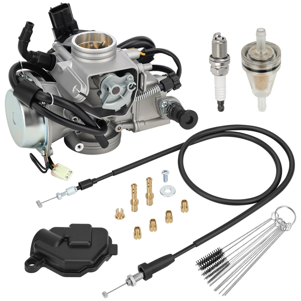 Carburetor & Throttle Cable for Honda TRX500FA FGA FPA Foreman Rubicon 500 (2005–2014)