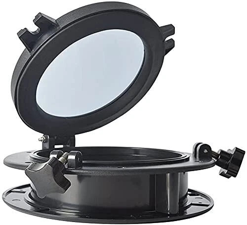 8" Round Opening Portlight Porthole Replacement Window for Boat Yacht (N/A)