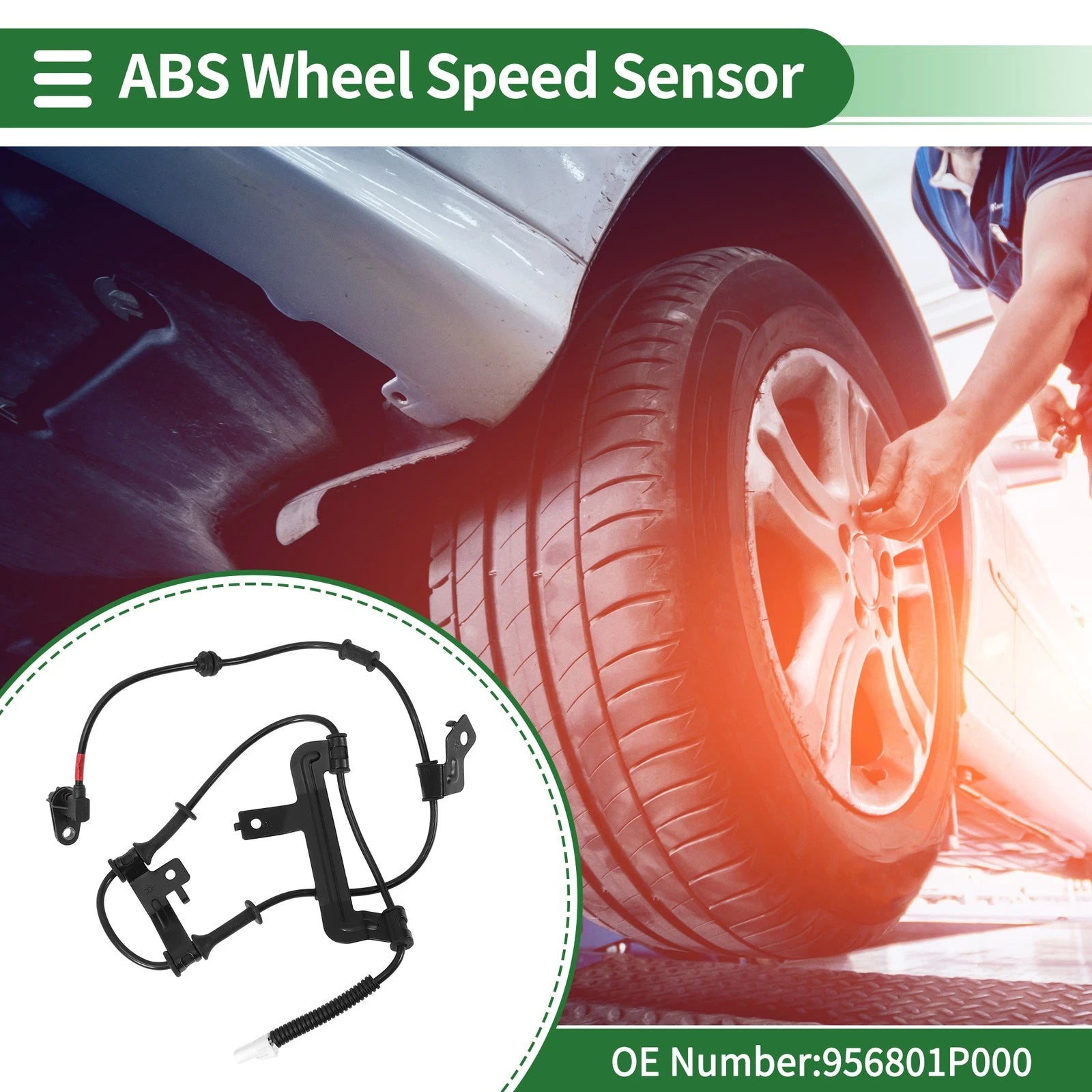 ABS Wheel Speed Sensor Left for Hyundai Ix20 (2010–2017)