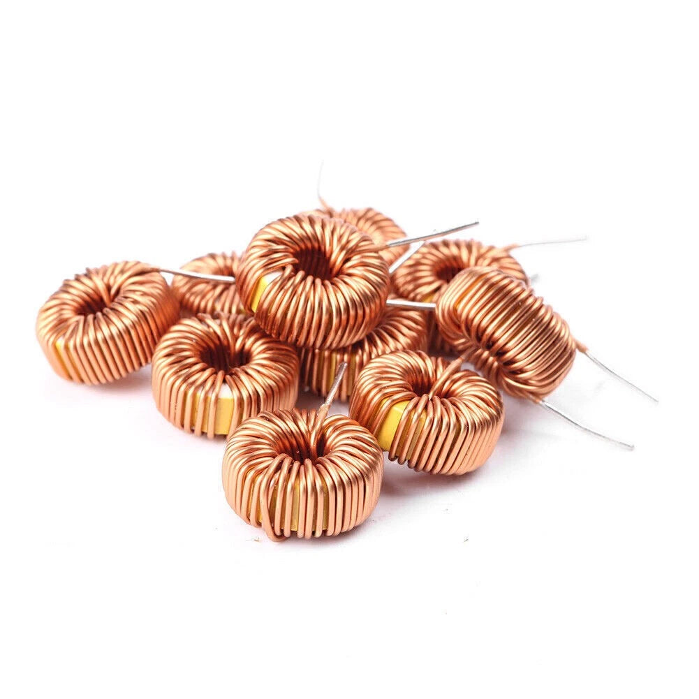 10pcs Toroid Cores Common Mode Inductors 100uH 6A 13mm