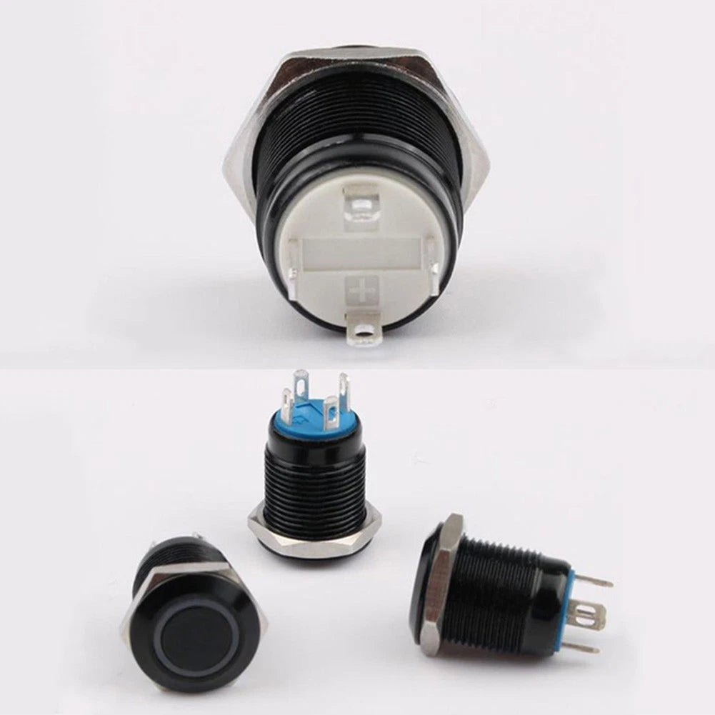 12mm Metal Button Switch with Light for Universal Applications