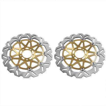 2X Front Brake Disc Rotors for Kawasaki ZZR1200 (2002–2005) & Ninja ZX12R (2000–2003)