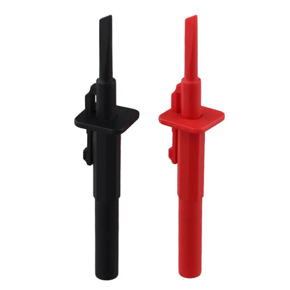 Multimeter Probes Set of 4 - 122mm Length Hook Clamp Quick Test
