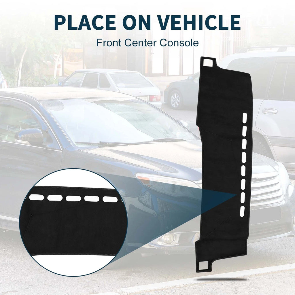 Dash Cover Mat Protector Pad for Toyota Aqua NHP (2011–2021) Black