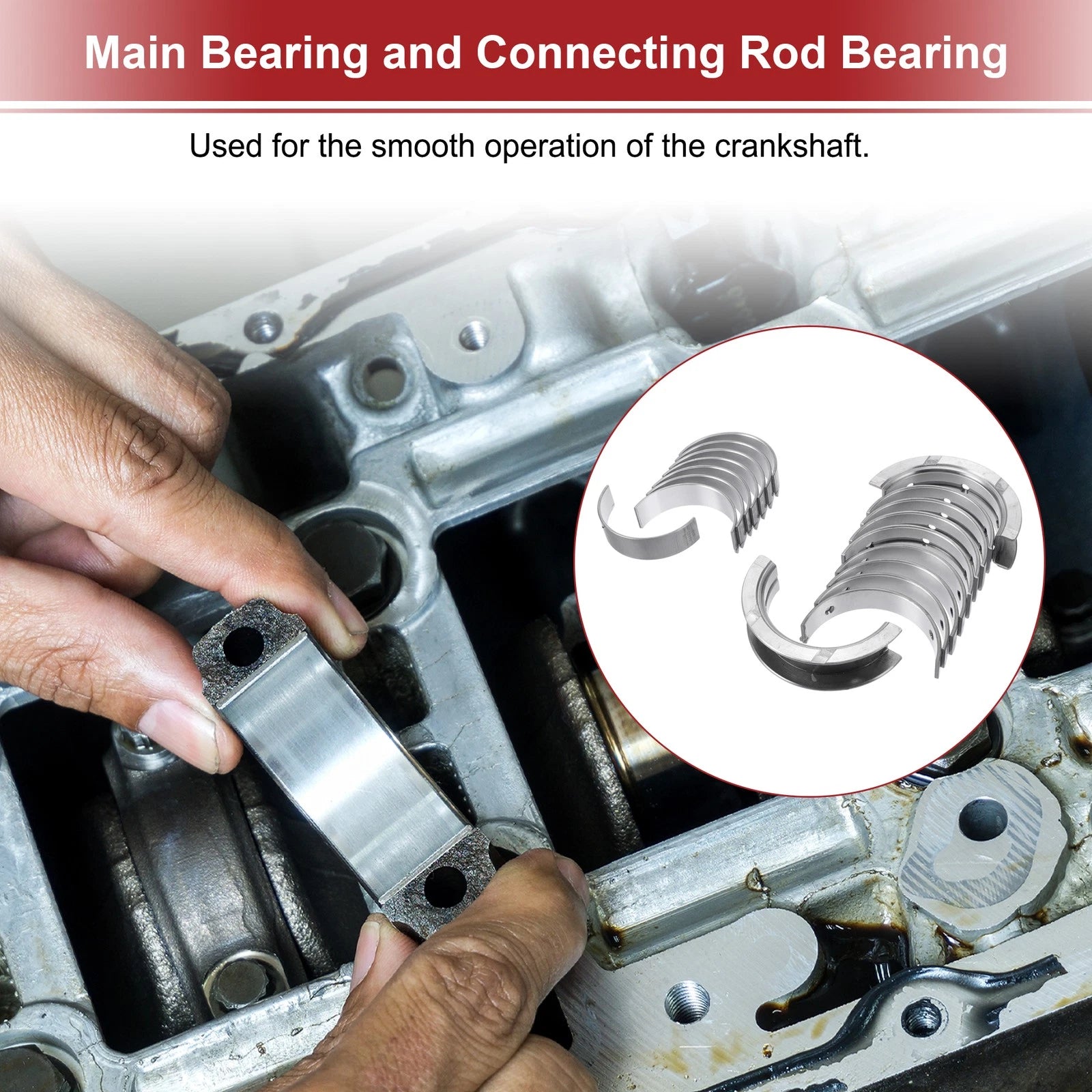 Engine Main and Connecting Rod Bearing Kit for Subaru Outback (2010–2014)