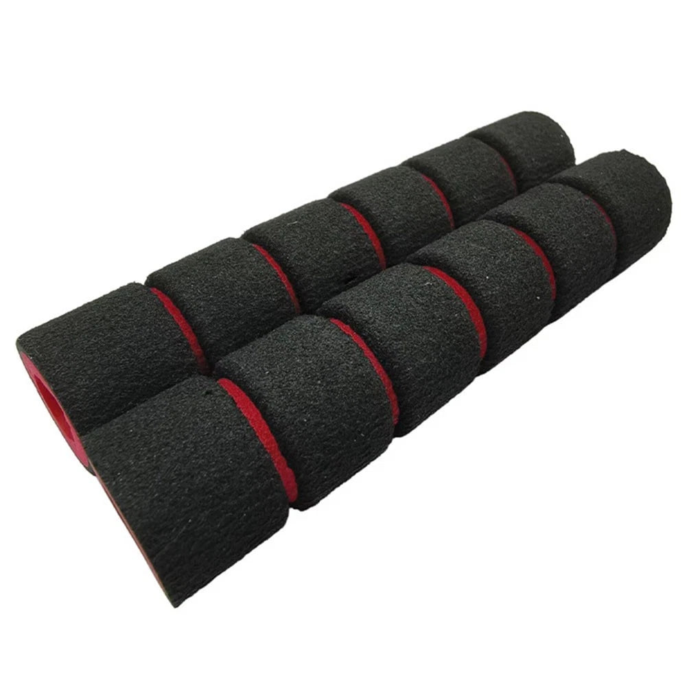 Ergonomic Handlebar Covers for Motorcycles (Red & Black, Non-Slip)