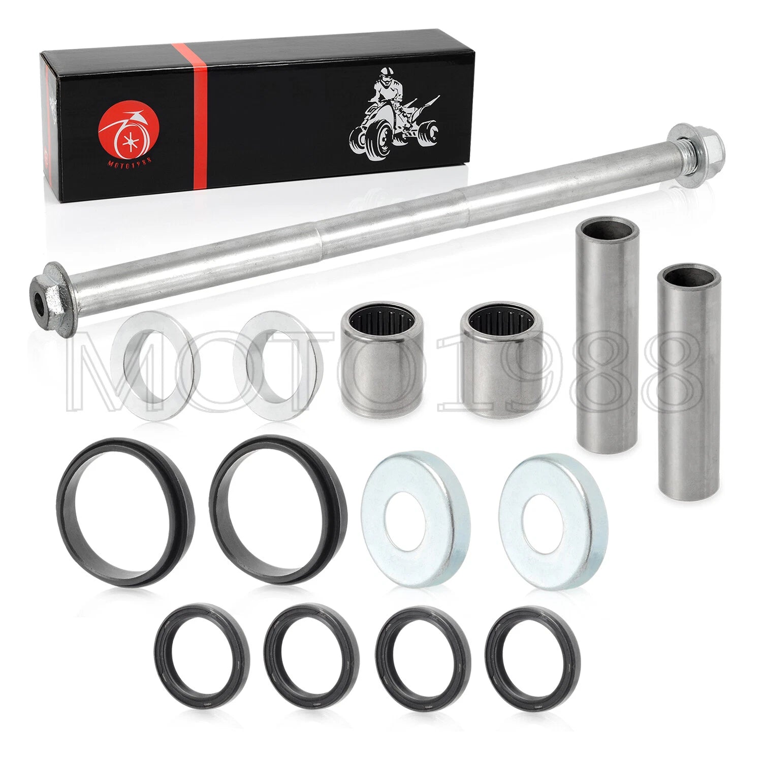 Swing Arm Bearing Seal Collar Pivot Bolt Kit for Honda TRX450R TRX450ER (2004–2014)