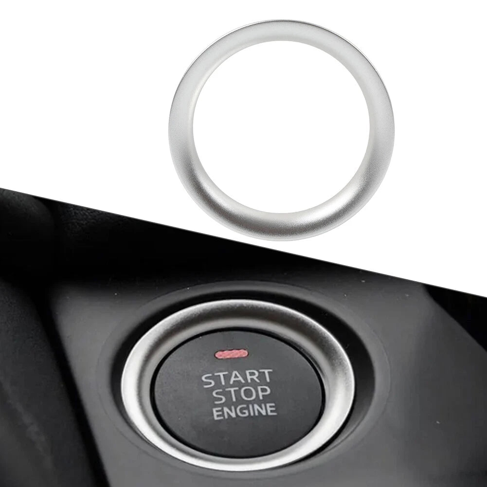 Engine Start Push Button Ring Trim for Mazda 3 Axela 6 Atenza CX-5 (2014–2020)