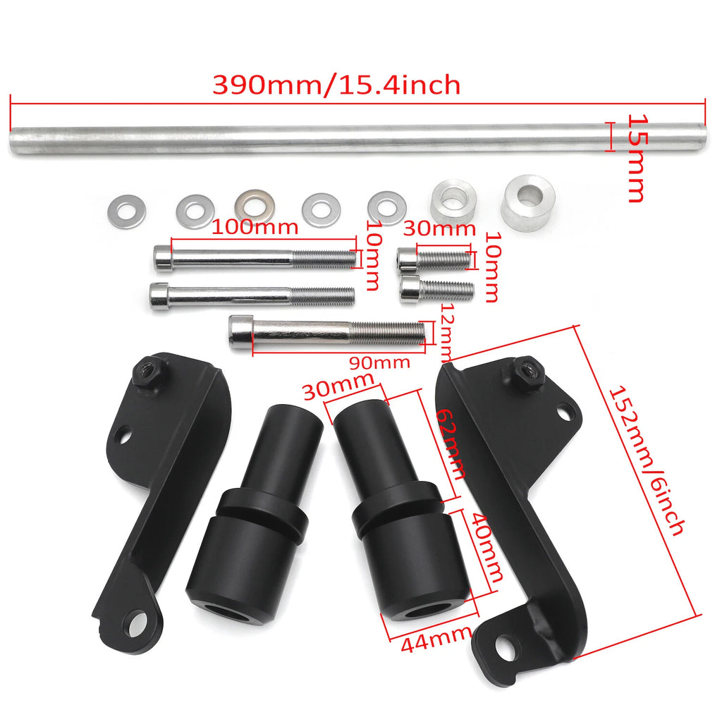 No Cut Frame Slider for Honda CBR600RR (2003–2006) Black