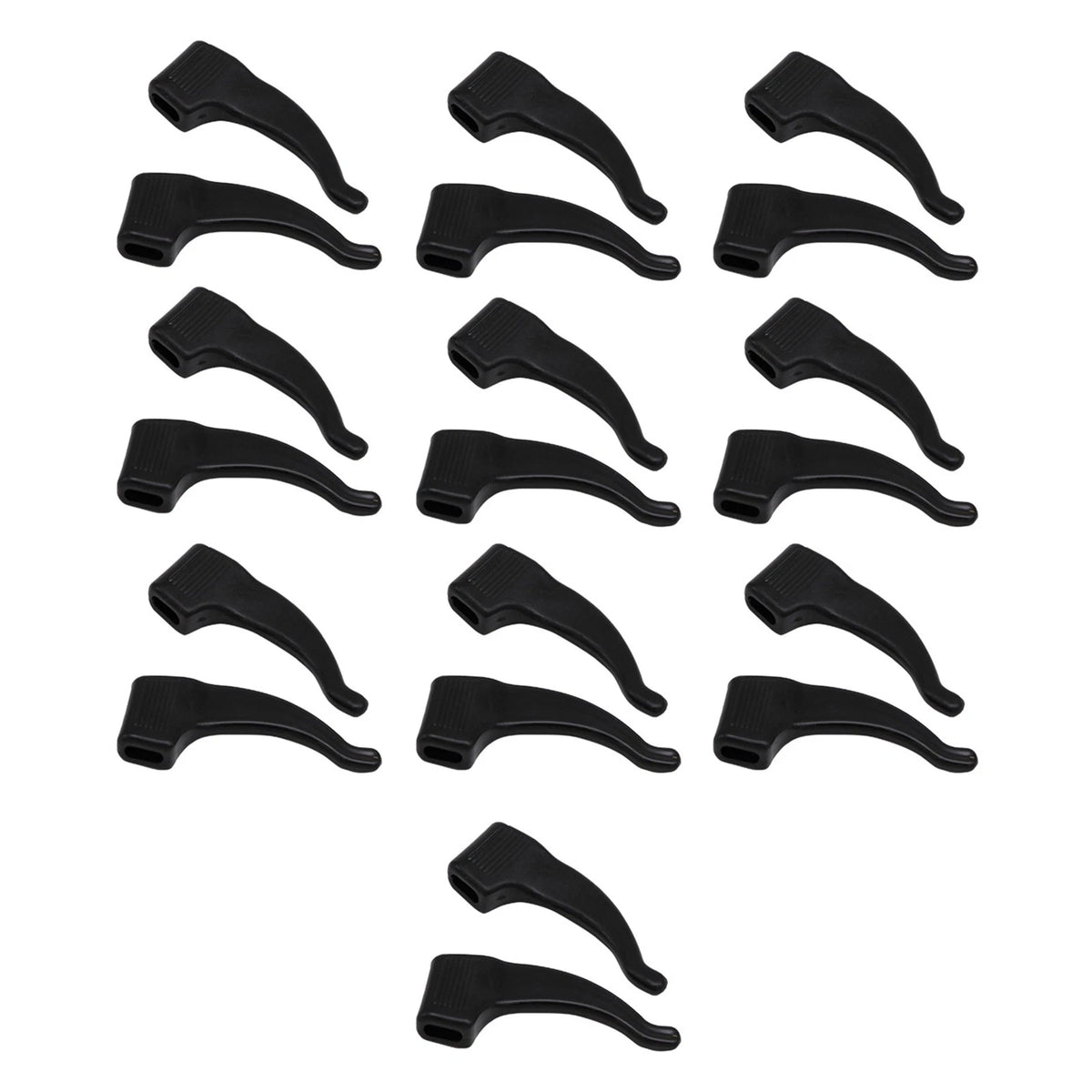 Silicone Anti-Slip Eyeglasses Grip Temple Holders (10 Pairs)