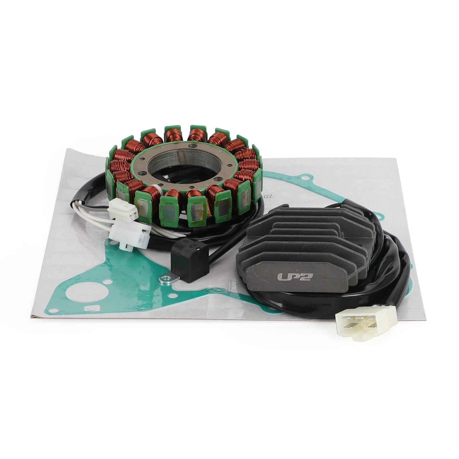 Stator, Voltage Rectifier, Gasket for Yamaha XVS650 V Star (2005–2017)