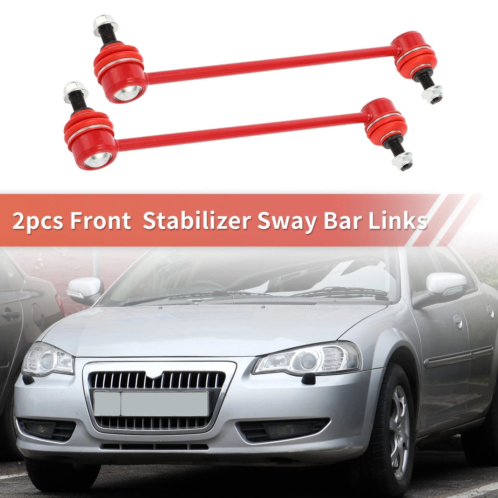 2pc Front Sway Bar Links Stabilizer Link Kit for Chrysler Sebring (2001–2006)