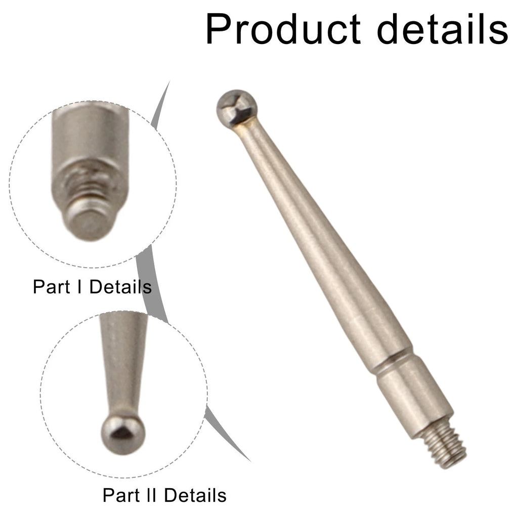 Dial Test Indicator Probe Tungsten Steel Ball Tip M1 8x0.35 Thread