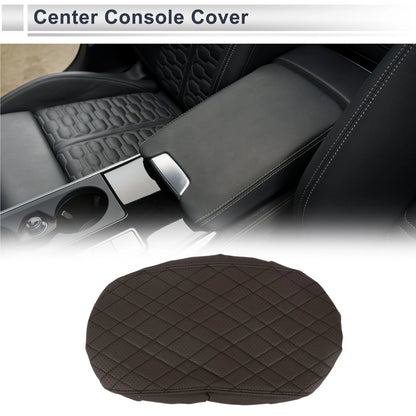 Car Center Console Cover OEM Replacement for BMW X3 (2018–2024) Deep Brown
