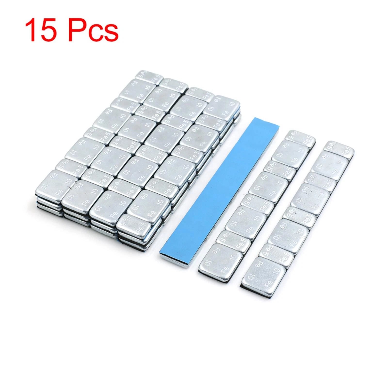 Wheel Balance Weights Strips Self Adhesive for Motorcycle 15pcs (124–18mm)