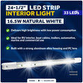 24.5" LED Strip Light for RV Interior Lighting (12-30V)